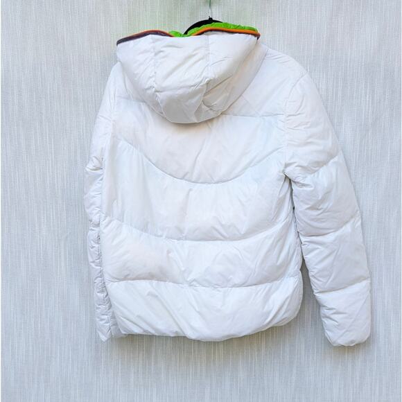 Kjus White Backflip Reversible Down Water-repellent Windproof Jacket, size M - Picture 2 of 11